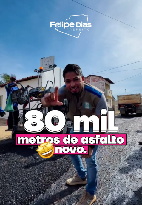 Prefeitura de Cristino Castro inicia nova etapa de pavimentação asfáltica em diversas ruas; veja lista